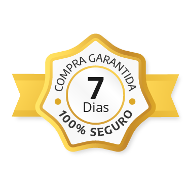 Selo de garantia 7 dias — compra 100% segura